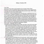 LETTERA DELL'EDITORE SERGIO BONELLI parte 1