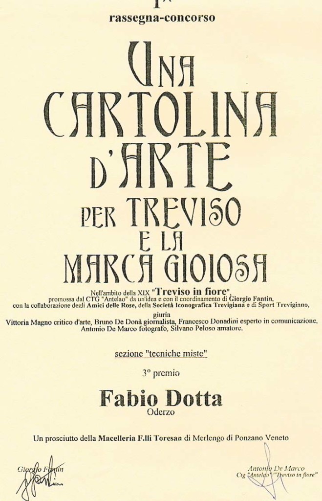 3° PREMIO TECNICHE MISTE TREVISO