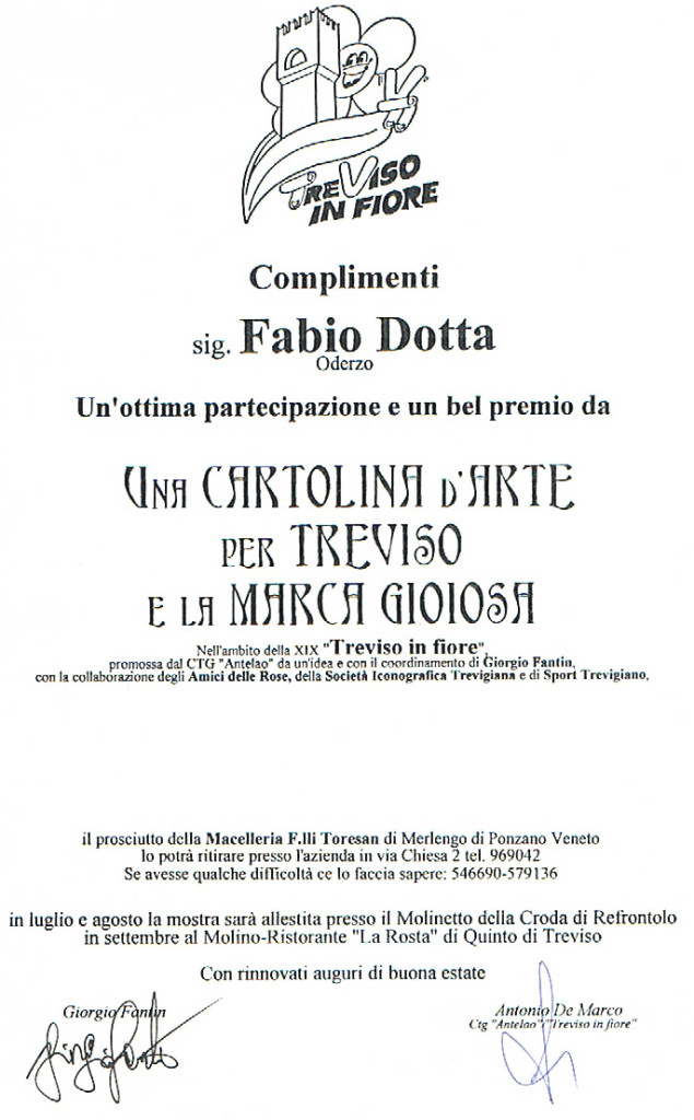 3° PREMIO CARTOLINA D'ARTE TREVISO