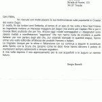 LETTERA DI SERGIO BONELLI POCO PRIMA DI MORIRE