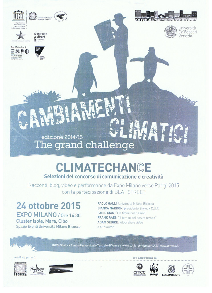 2015 PREMIAZIONE EXPO MILANO CONCORSO CAMBIAMENTI CLIMATICI