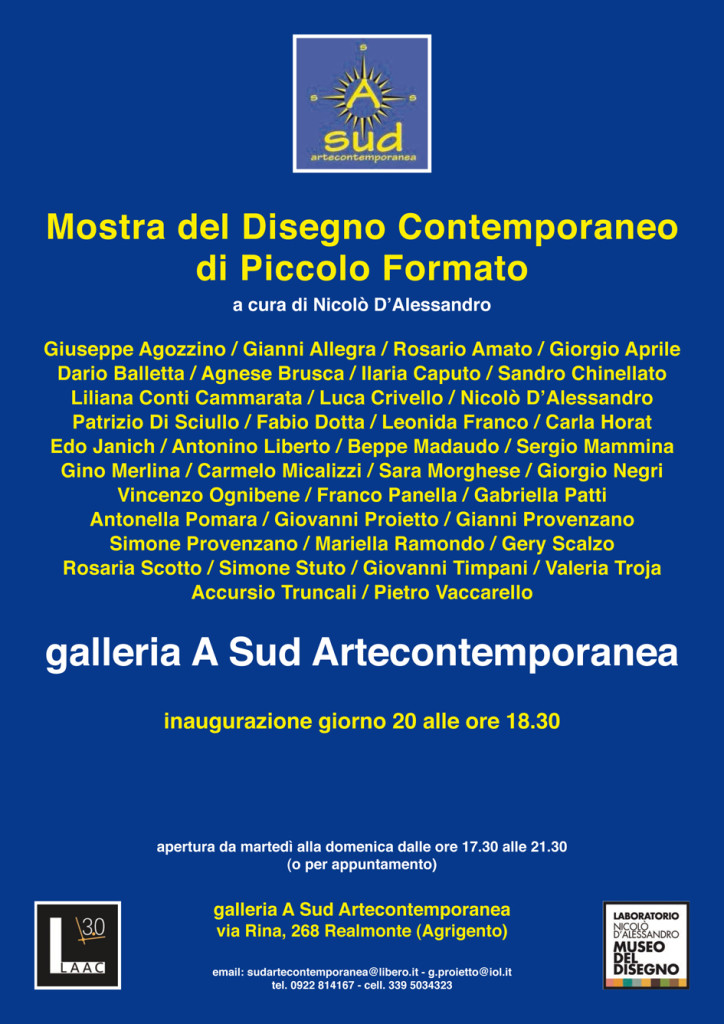 2016 MOSTRA COLLETTIVA GALLERIA AD AGRIGENTO