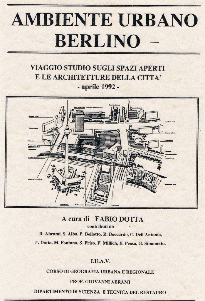 AMBIENTE URBANO BERLINO_FABIO DOTTA_IUAV_VENEZIA