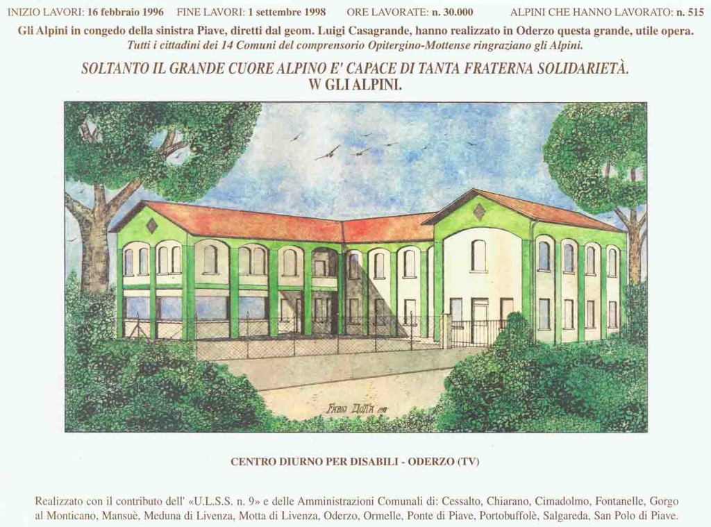 IL DISEGNO DEL CENTRO DIURNO PER DISABILI