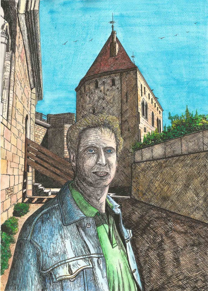 AUTORITRATTO A CARCASSONE_Agosto 2014