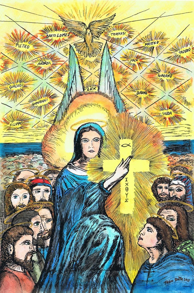 LA MADONNA TRA GLI APOSTOLI_di_FABIO DOTTA_2015