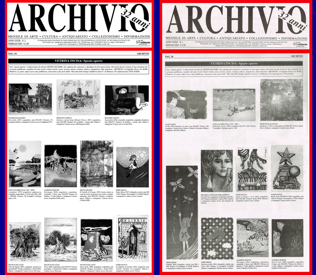 FABIO DOTTA SU ARCHIVIO DI MANTOVA 2020