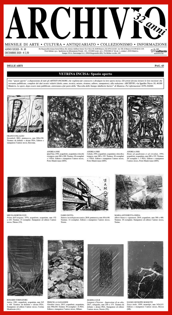 FABIO DOTTA su ARCHIVIO di MANTOVA DICEMBRE 2020