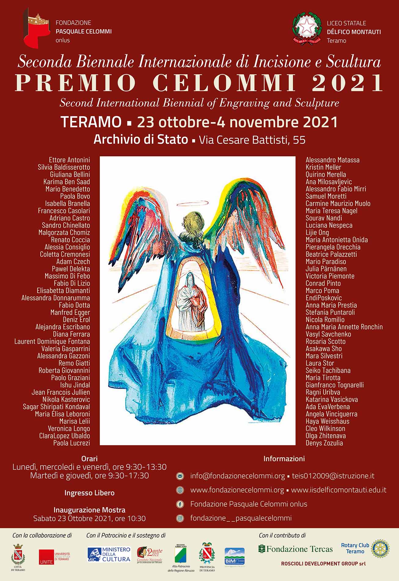 Biennale INCISIONE E SCULTURA di TERAMO Ott_Nov 2021